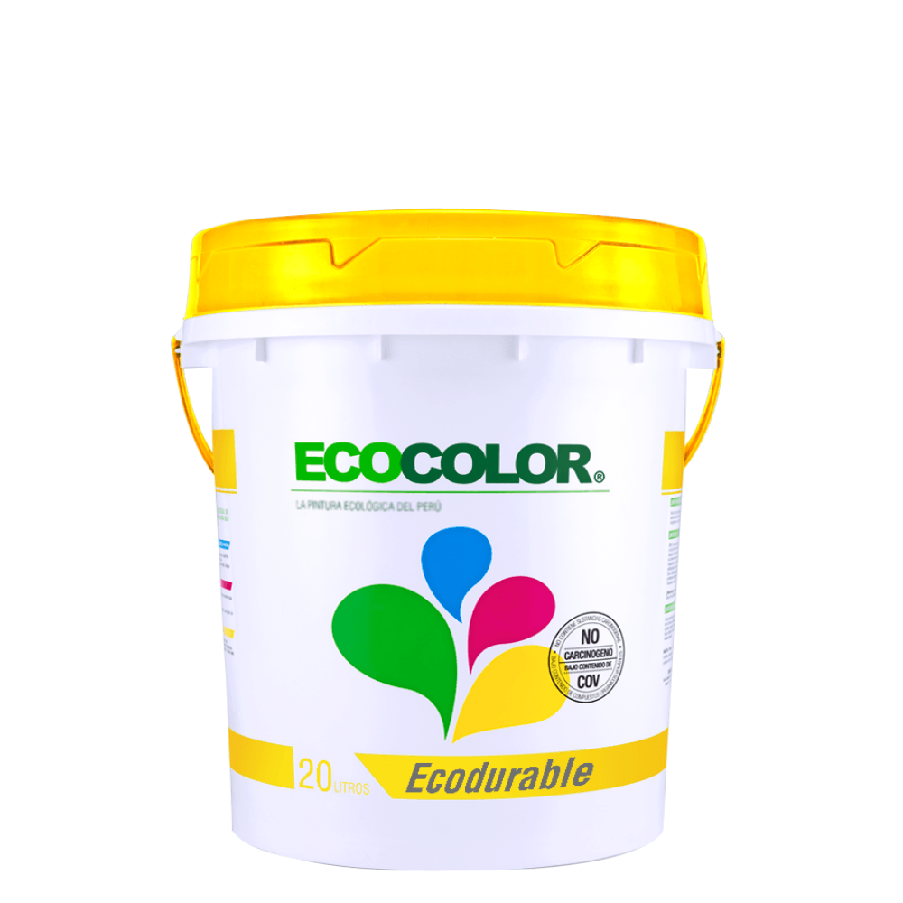 Pintura Ecológica Ecodurable 20 Lts Blanco
