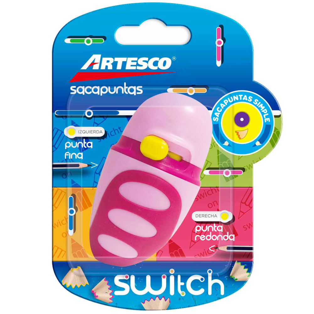Sacapuntas ARTESCO Simple Switch Plástico