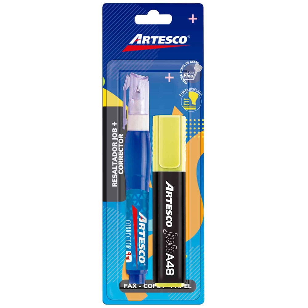 Resaltador ARTESCO + Corrector