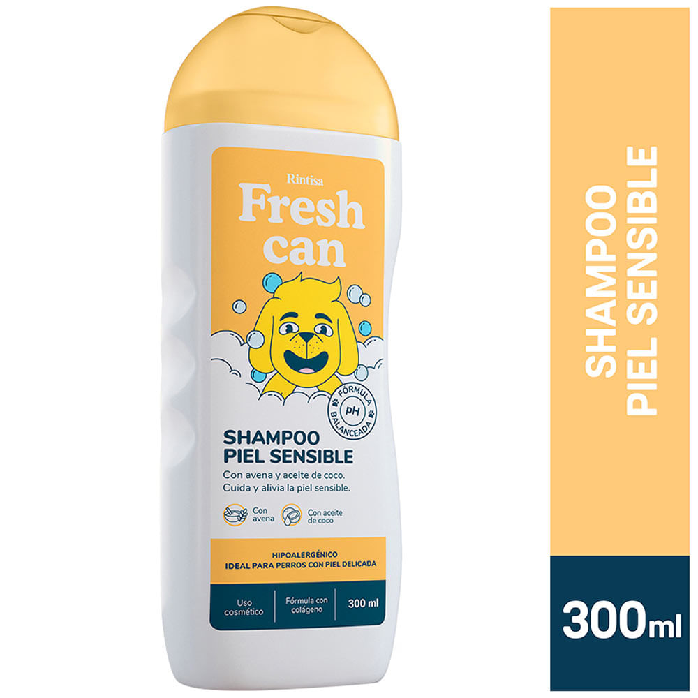Shampoo para Perros RICOCAN Fresh Can Piel Sensible Frasco 300ml