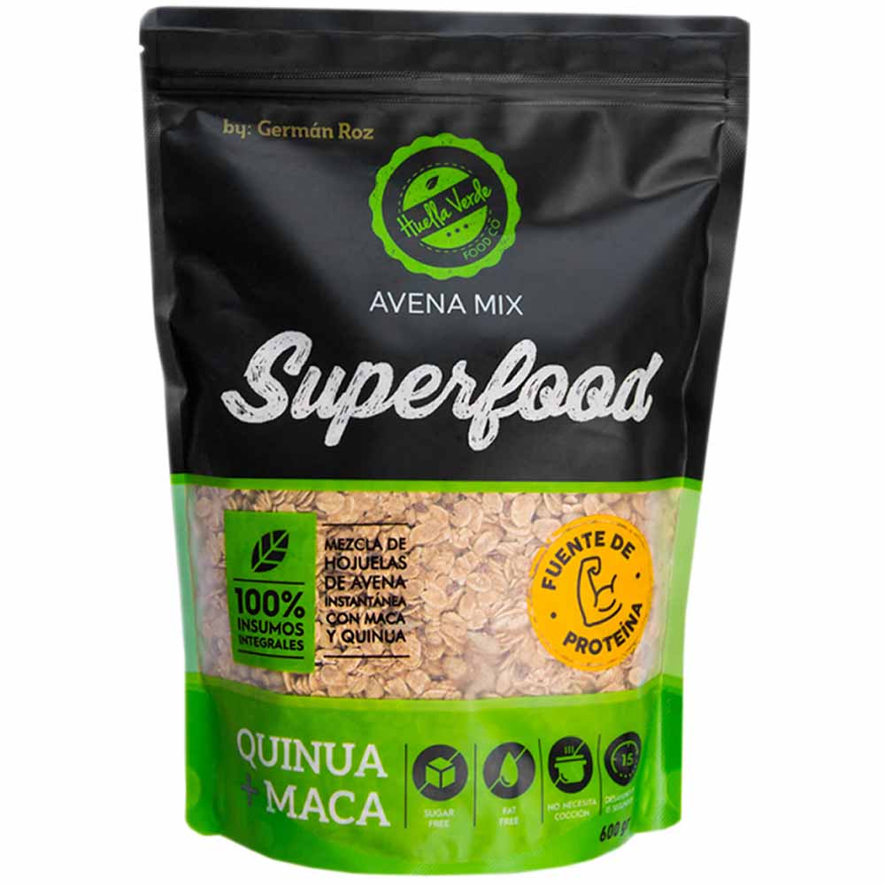 Avena Mix HUELLA VERDE Superfood Doypack 600g