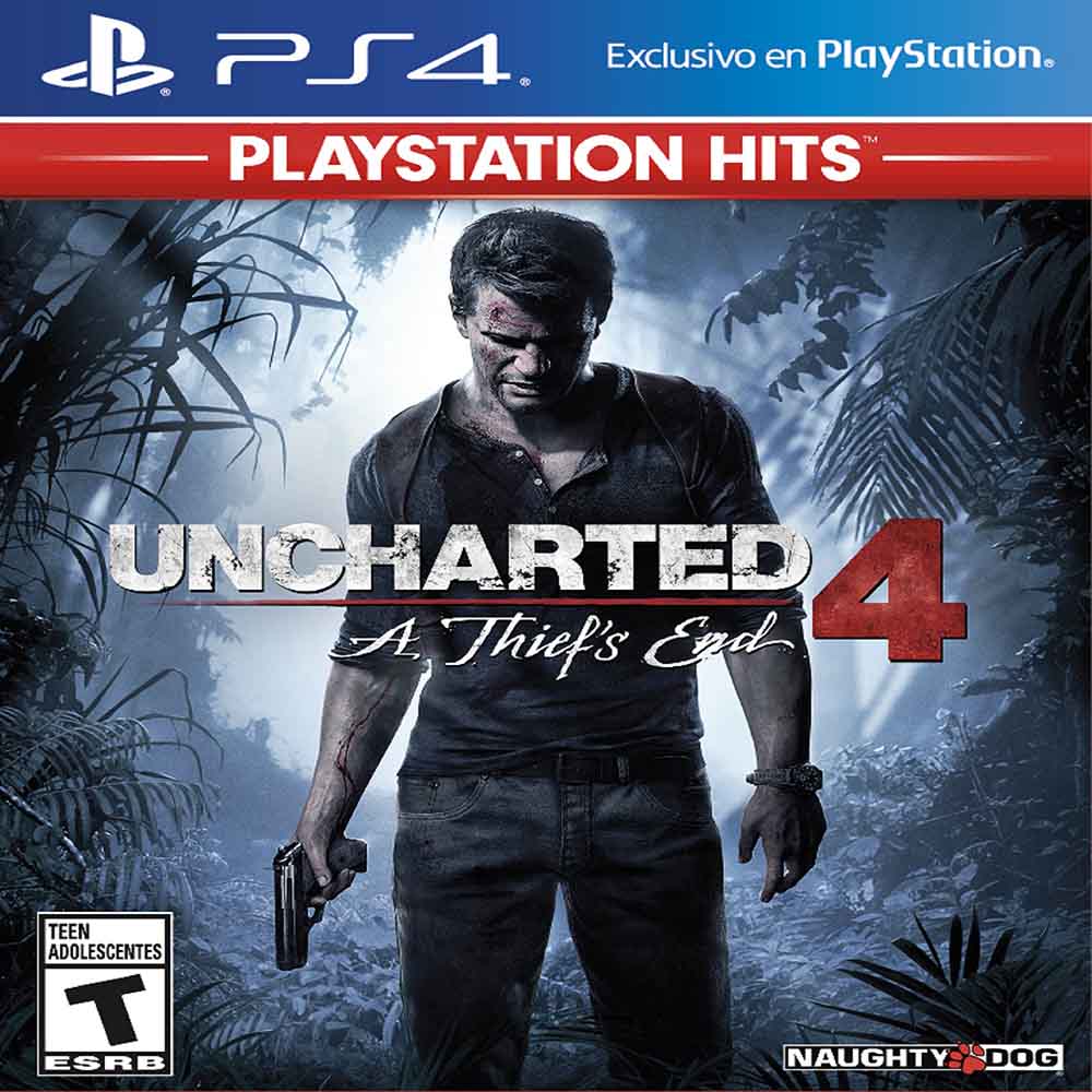 Juego de Acción PS4 Uncharted 4: A Thiefs End Playstation Hits