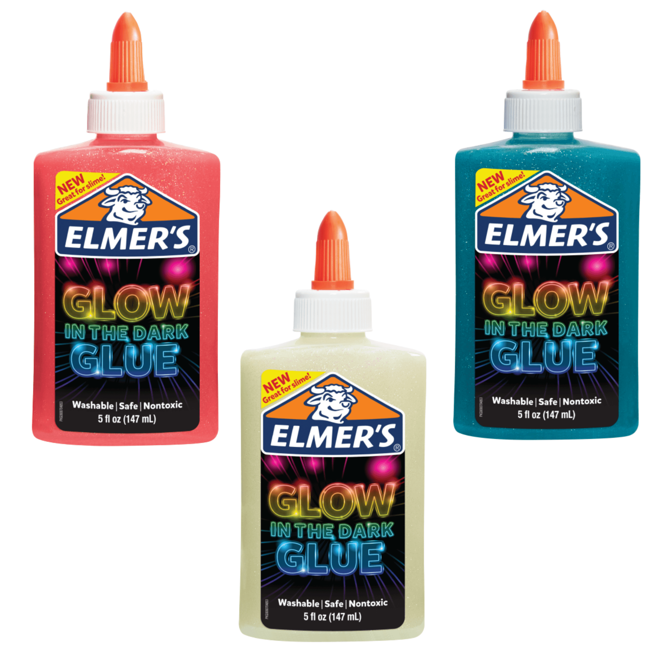 Pegamento Pack X 3 Glow In The Dark Elmers 147ml C/u