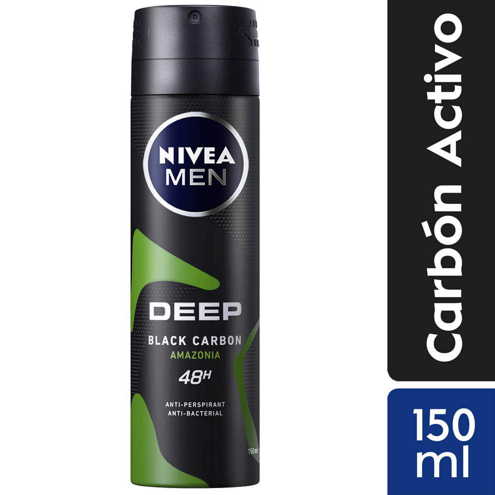 Desodorante para hombre Spray NIVEA Deep Amazonia Male - Frasco 150ml