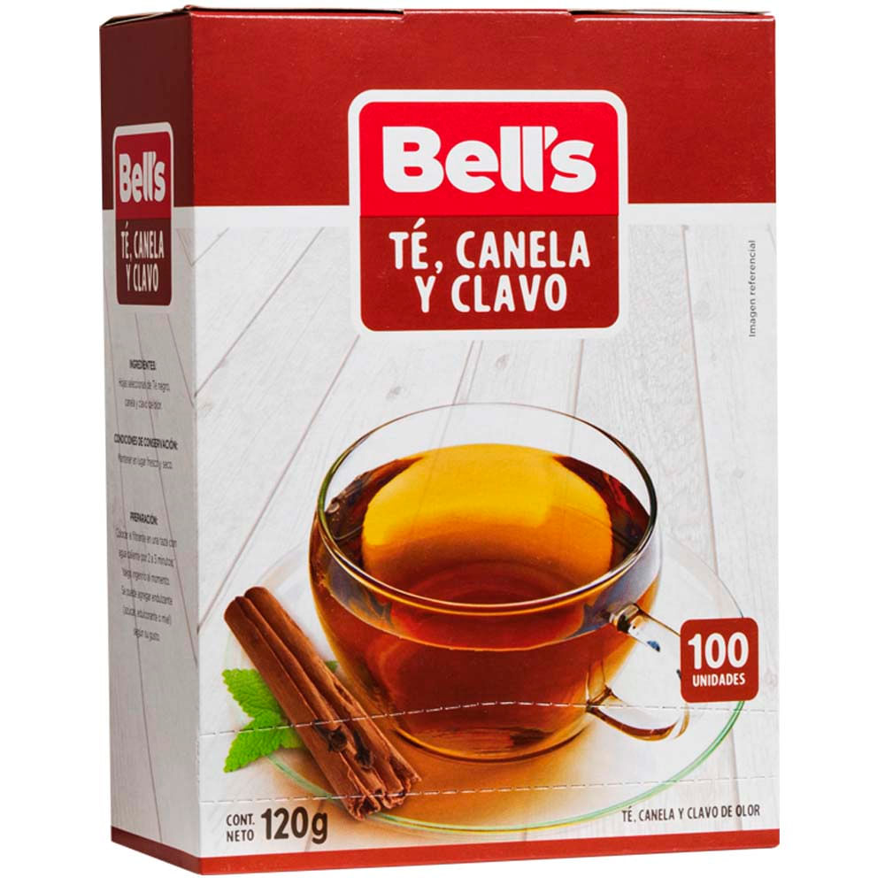 Té Canela y Clavo BELL'S Caja 100un