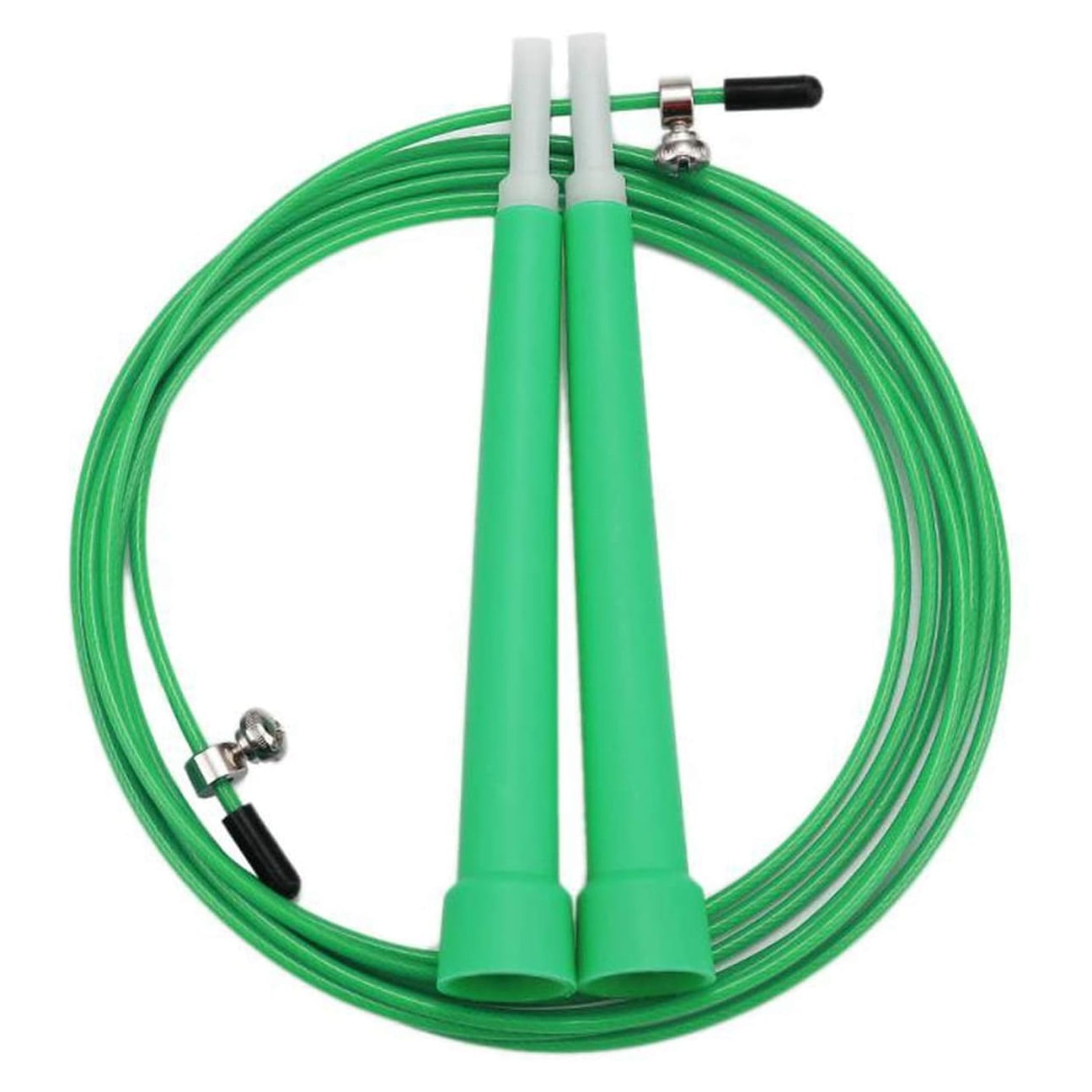 Soga de Saltar Cuerda de Acero velocidad Speed Jump Rope Verde