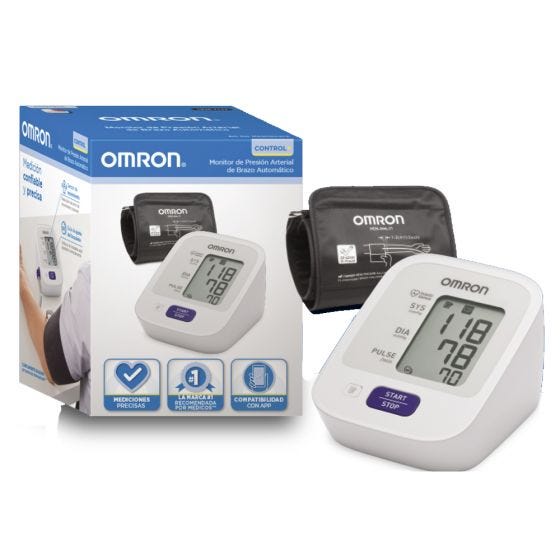 Monitor De Presión Arterial Automático Control + Hem-7122 OMRON