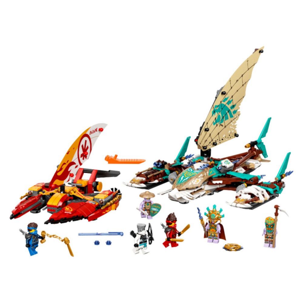 Lego Batalla Naval En Catamarán Ninjago 71748