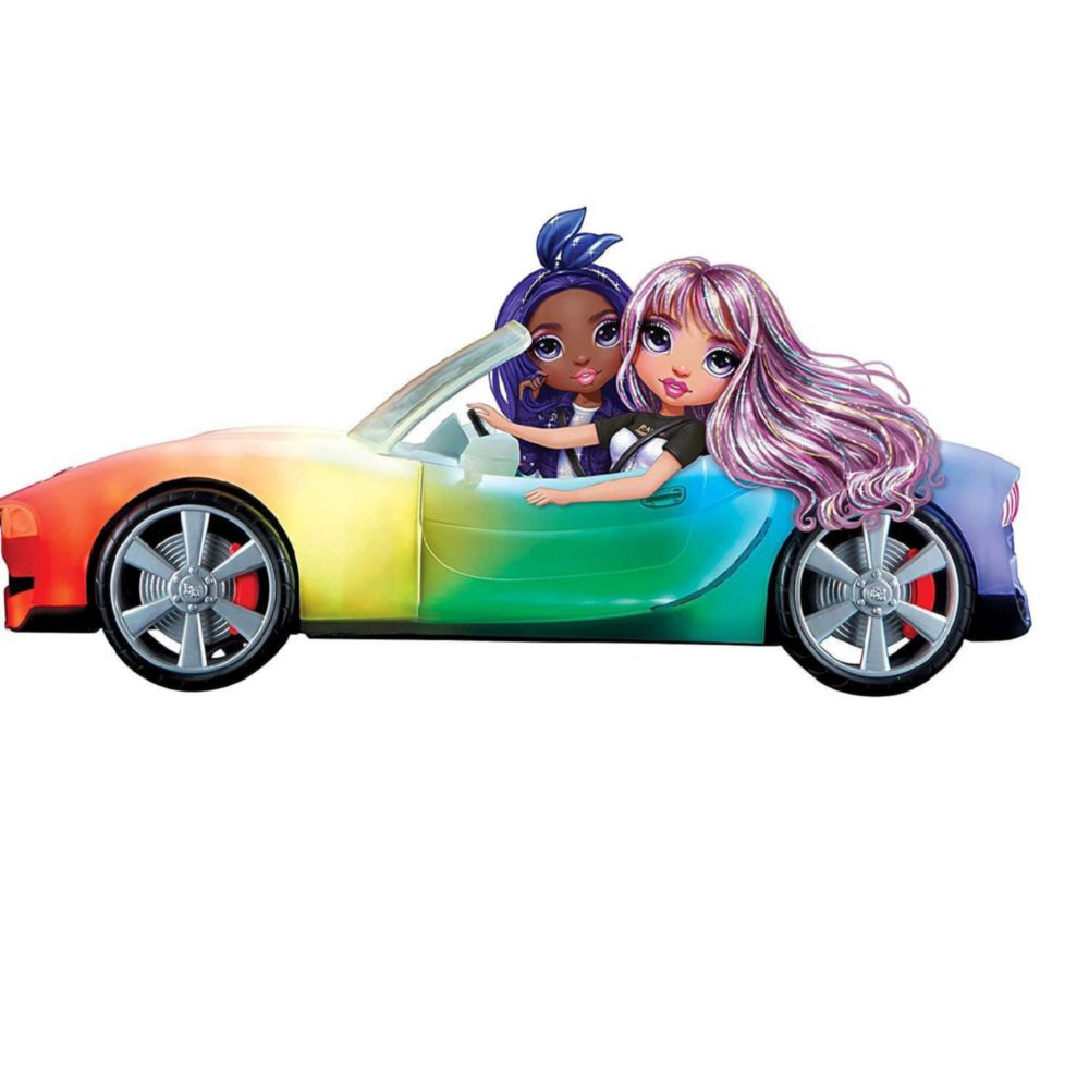 Muñeca Rainbow High Color Change Car
