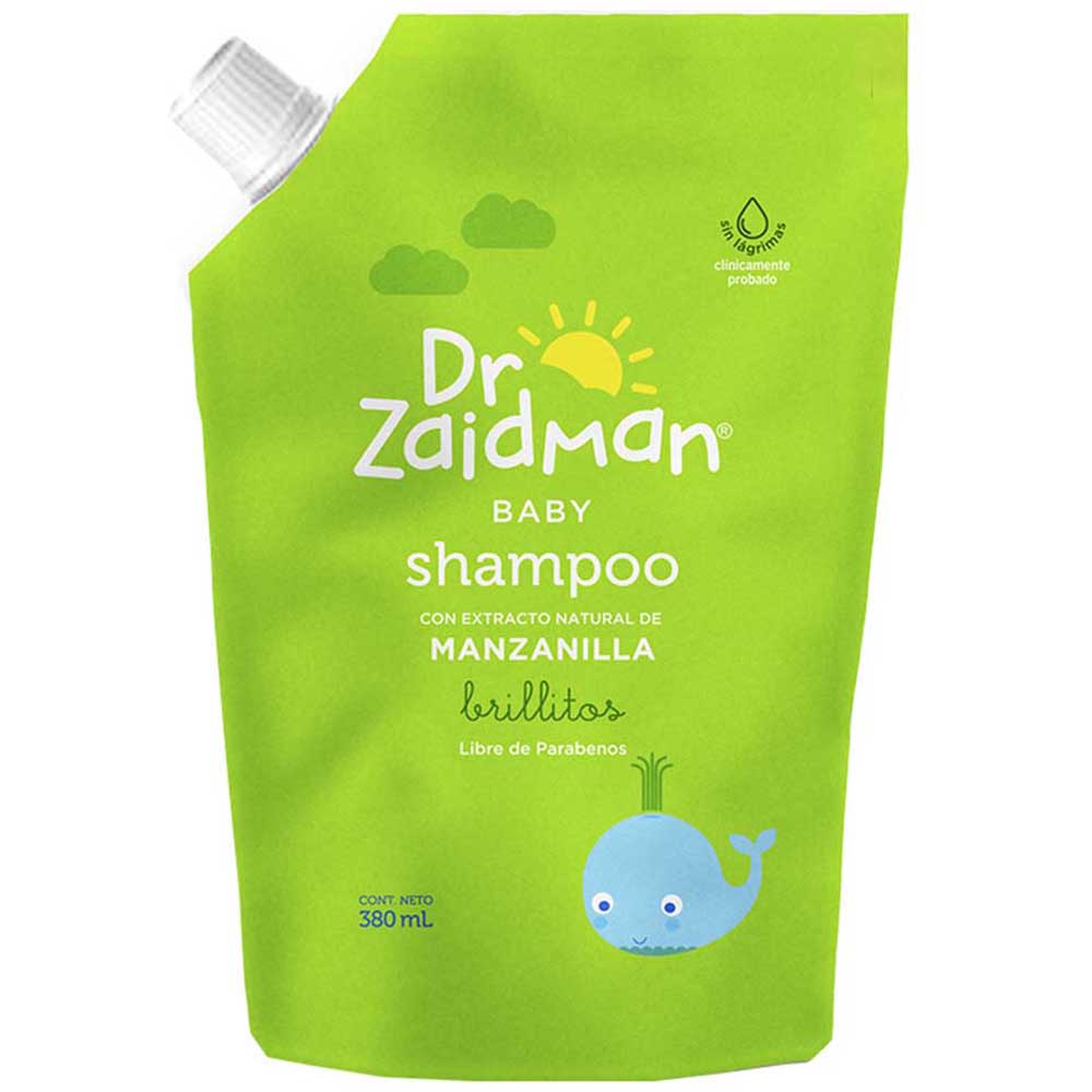 Shampoo para Bebé DR ZAIDMAN Manzanilla Doypack 380ml