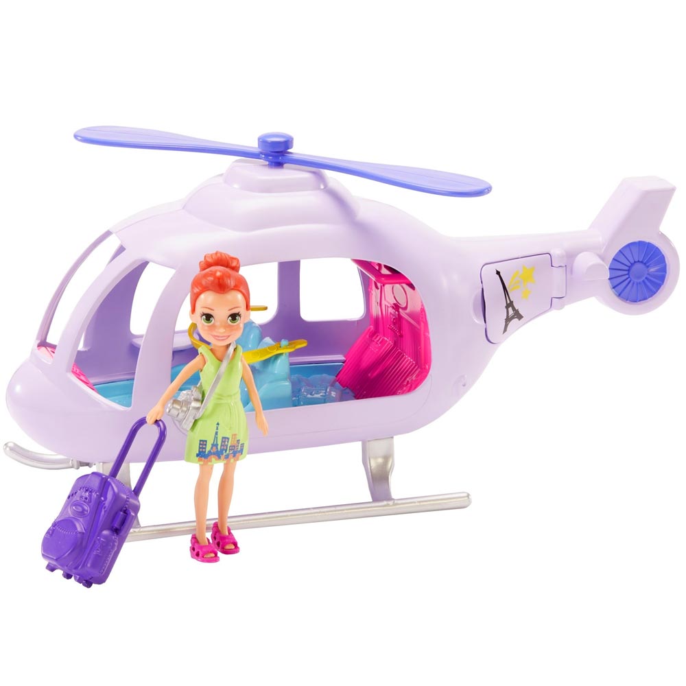 Muñeca POLLY POCKET Helicóptero De Vacaciones