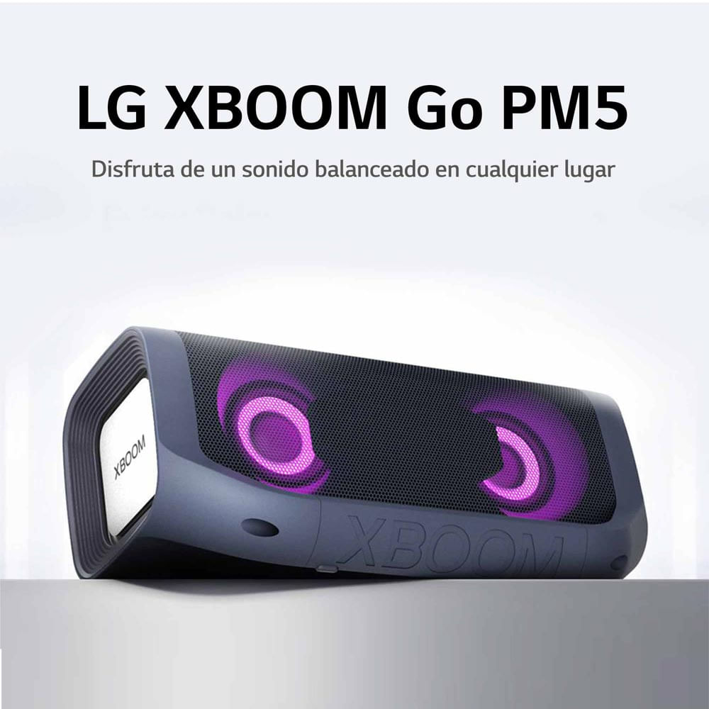 Parlante Bluetooth Portátil LG XBOOM Go PM5