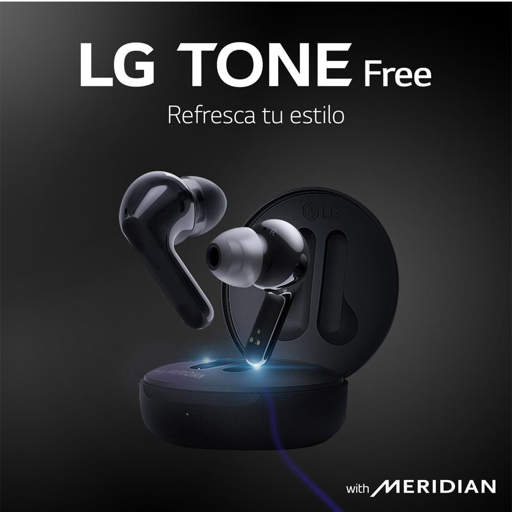 Audífonos Bluetooth LG Tone Free FN4 Negro (2020)