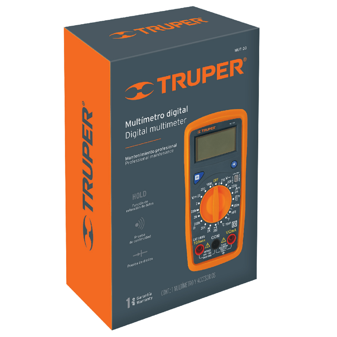 Multímetro Truper Digital Junior