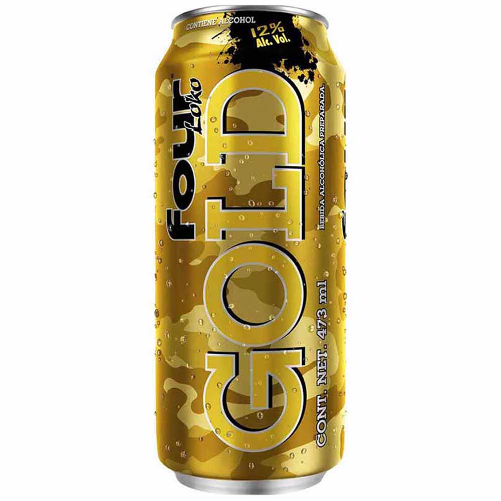 Bebida Alcohólica Preparada FOUR LOKO Gold Lata 473ml
