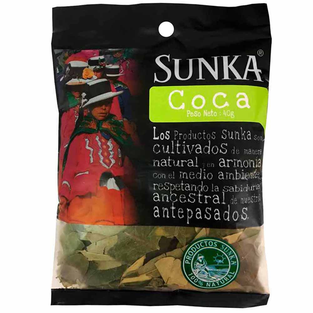 Hojas de Coca SUNKA Bolsa 40g