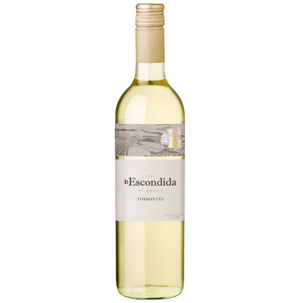 Vino Blanco LA ESCONDIDA Torrontes Varietal Botella 750ml