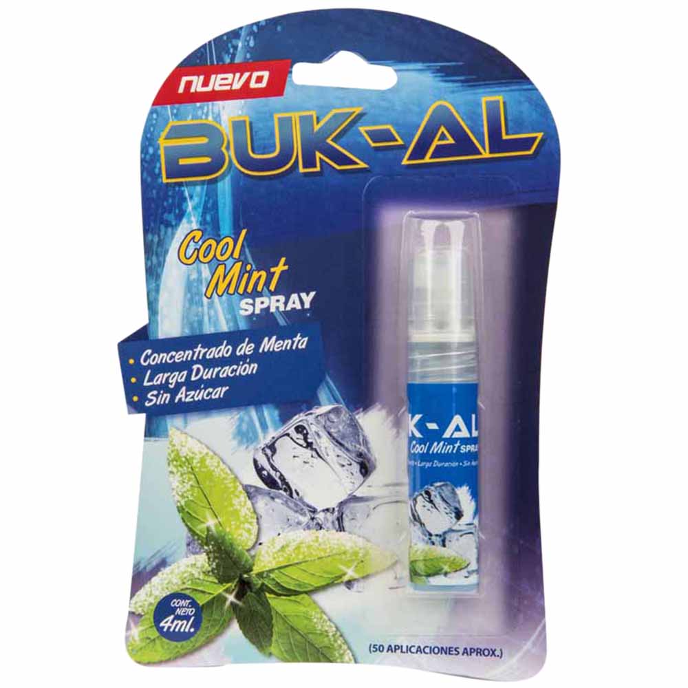 Desodorante Bucal BUK-AL Cool Mint Envase 4ml