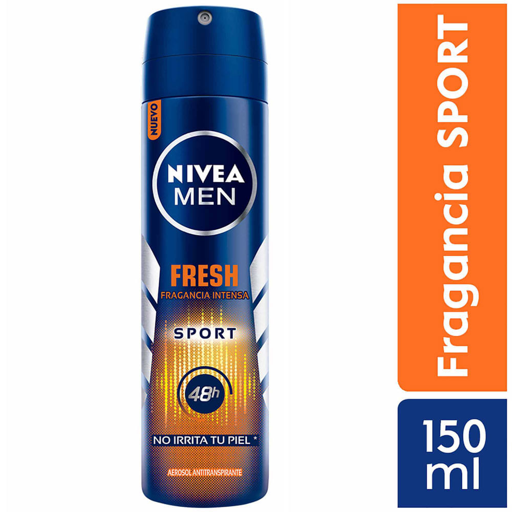 Desodorante Spray NIVEA Fresh Sport Male - Frasco 150ml