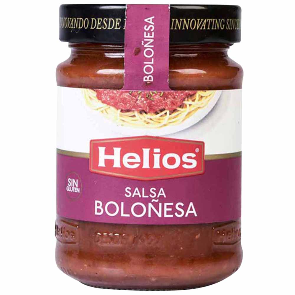 Salsa Boloñesa HELIOS sin Gluten Frasco 300g