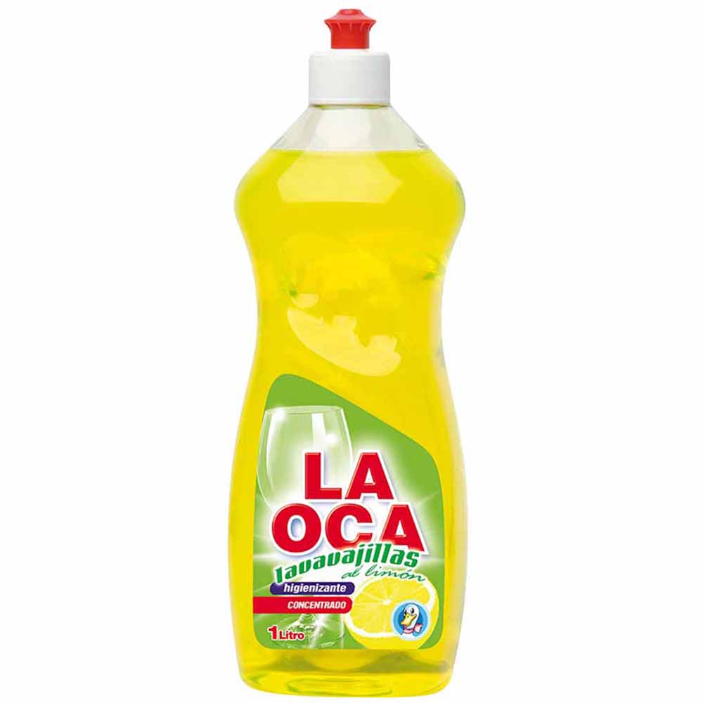 Lavavajilla Líquido LA OCA Limón Botella 1L