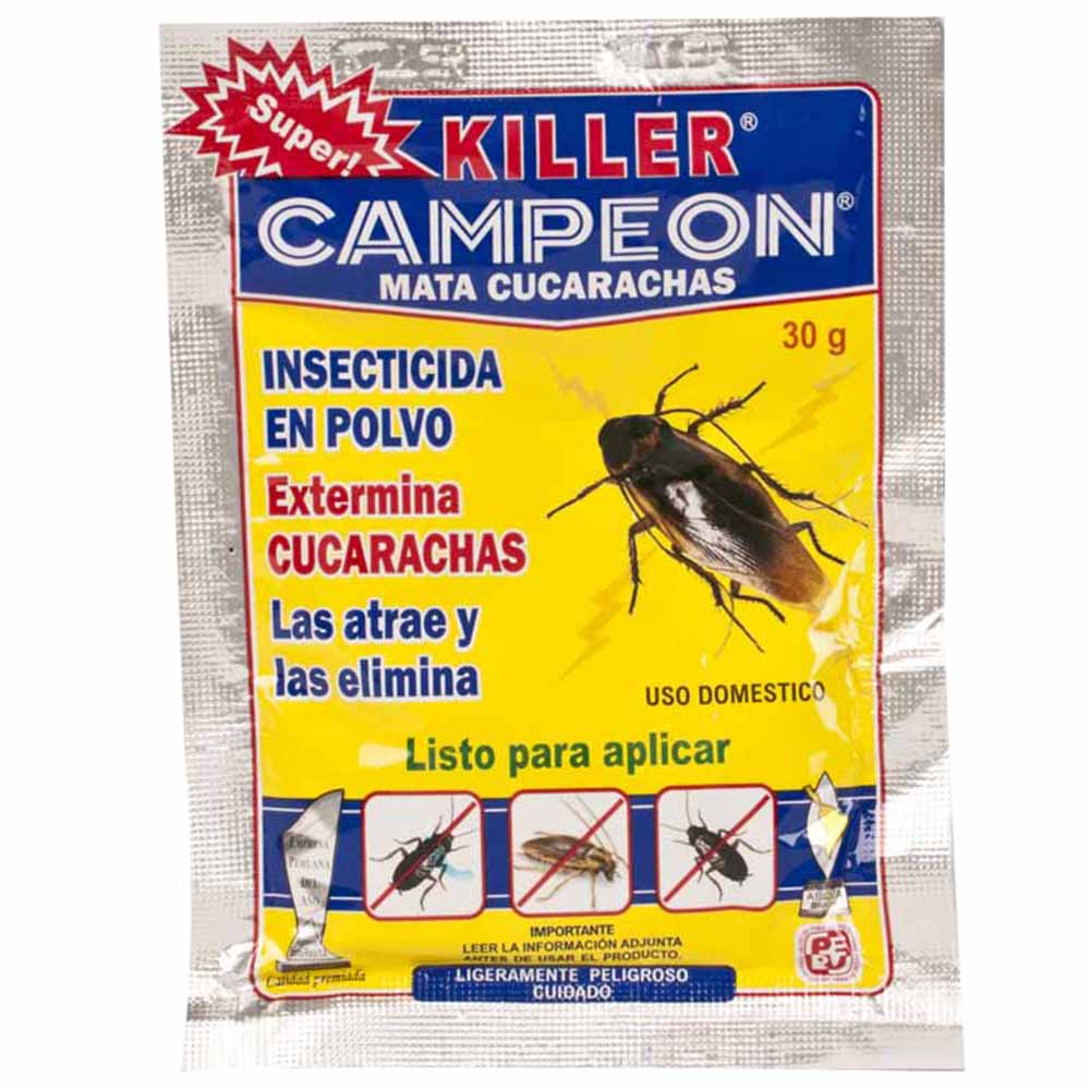 Insecticida CAMPEÓN Mata cucarachas Sobre 30g