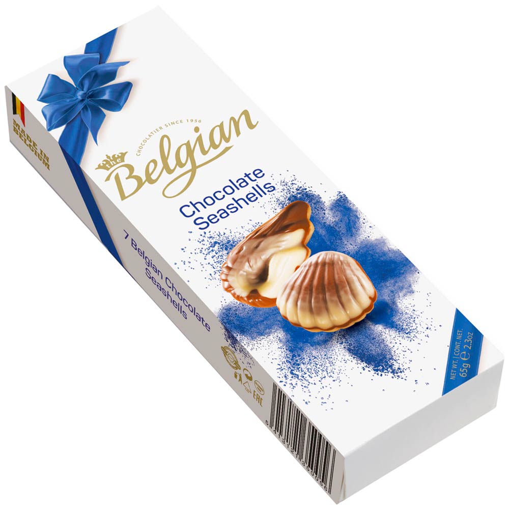 Chocolate BELGIAN Seashells Caja 65g