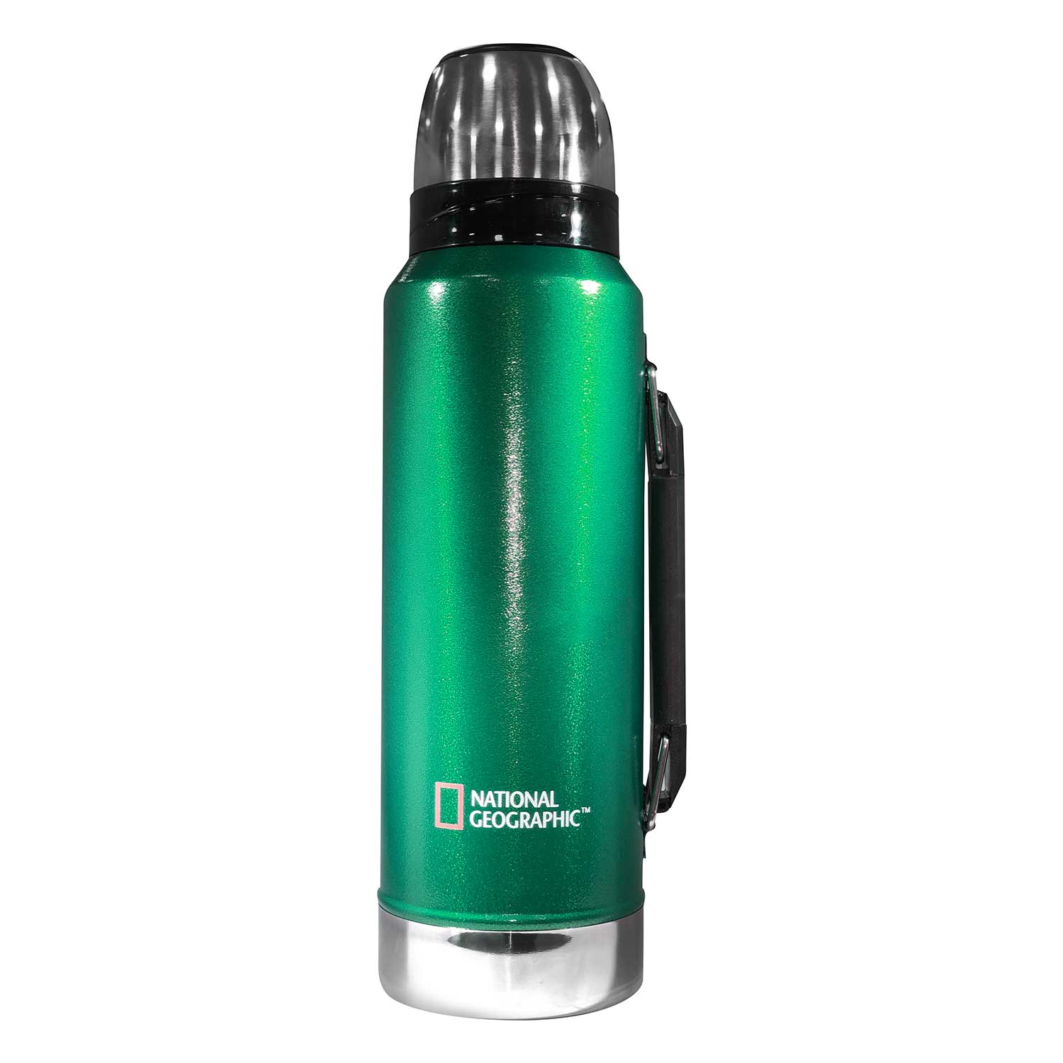 Termo Metálico 1200ml Verde National Geographic