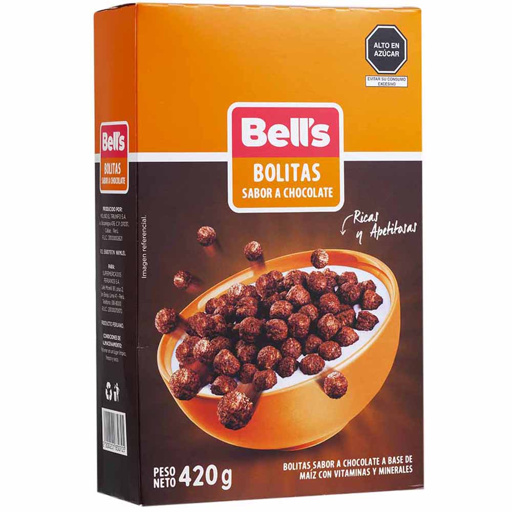 Bolitas de Chocolate BELL'S Caja 420g