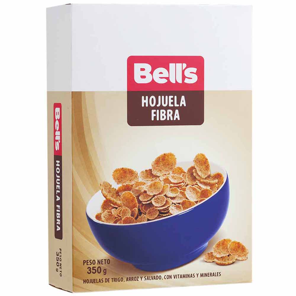 Cereal Integral BELL'S Hojuela Fibra Caja 350g