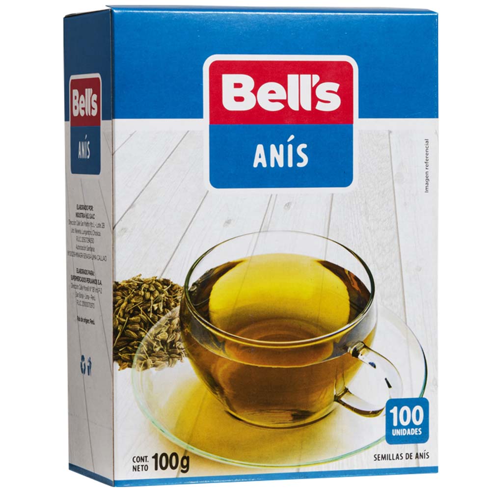 Anís BELL'S Caja 100un