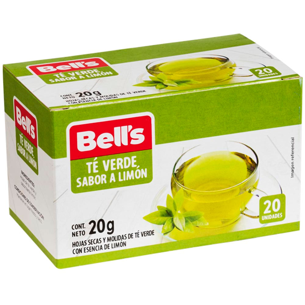 Infusión Té Verde con Limón BELL'S Caja 20un