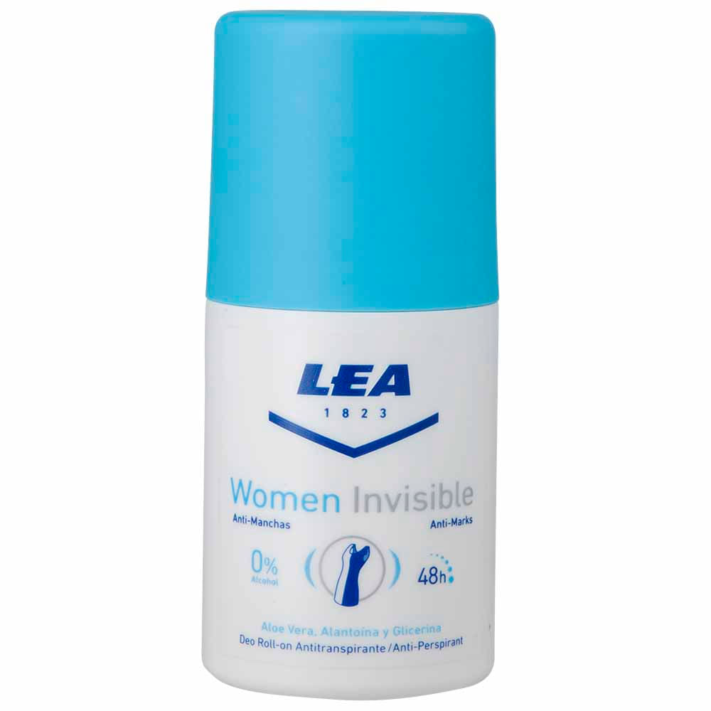 Desodorante en Roll On para Mujer LEA Invisible Frasco 50ml