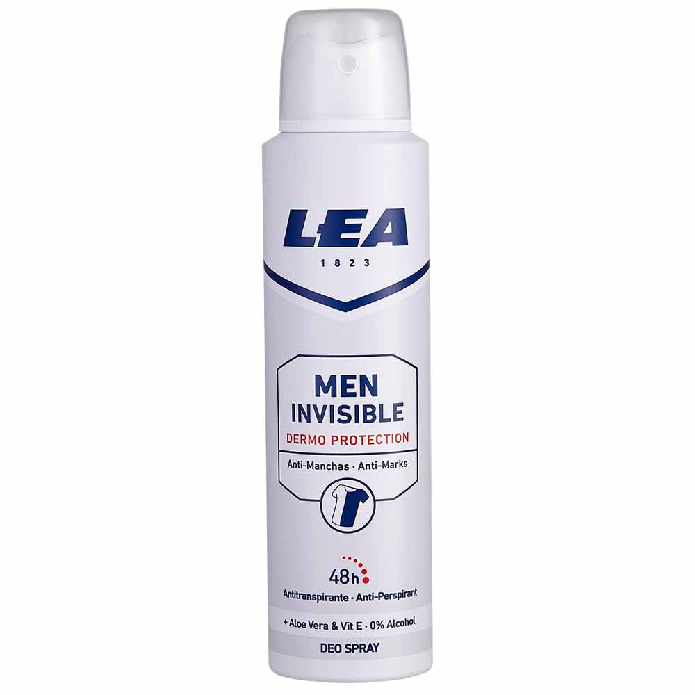 Desodorante para hombre Aerosol LEA Men Invisible  Frasco 150 ml