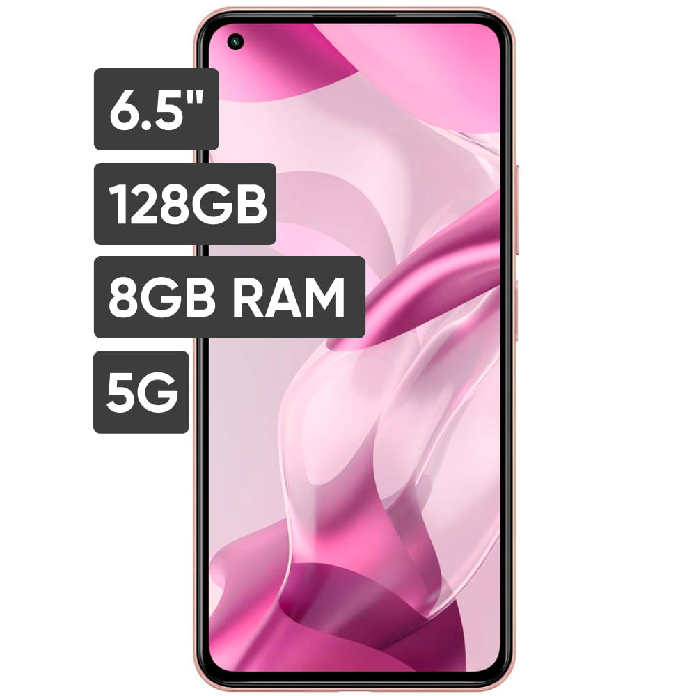 Smartphone XIAOMI 11 LITE 5G 6.5'' 8GB 128GB 64+8+5MP Rosa