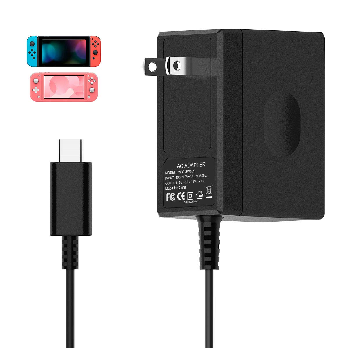 Cargador Nintendo Switch AC Adaptador