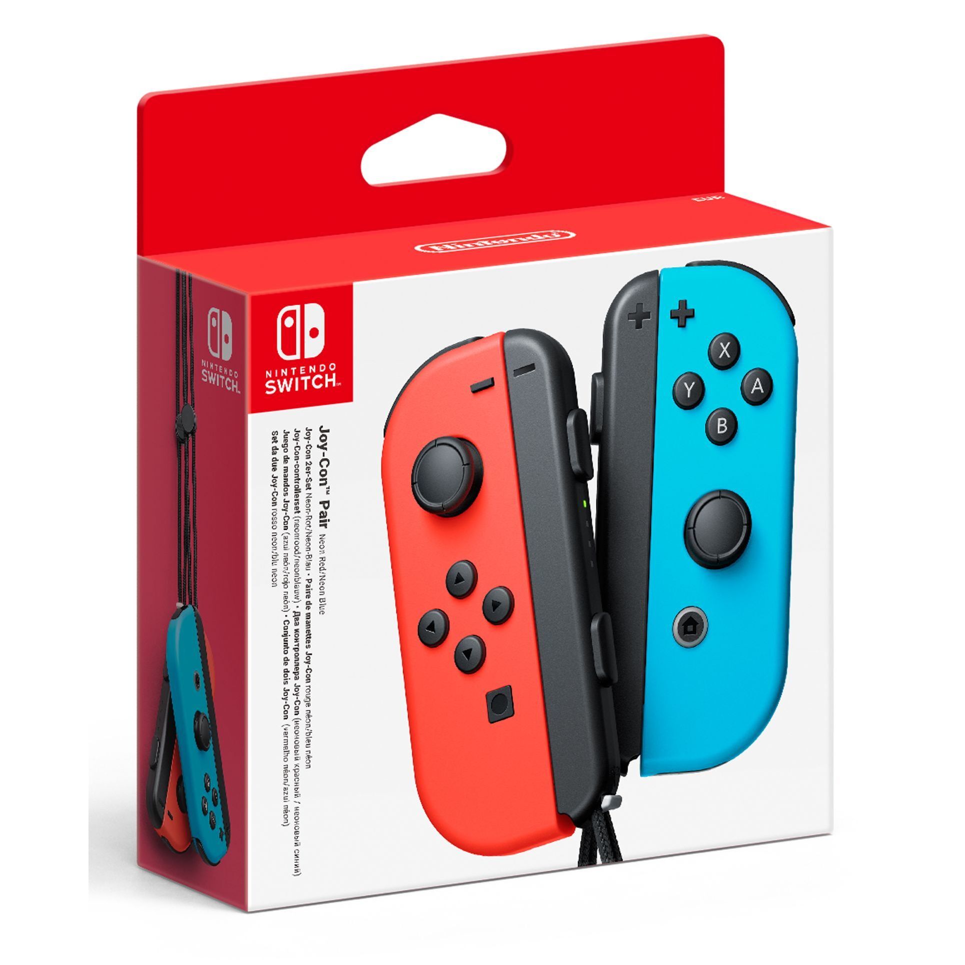 Joy Con Nintendo Switch Neon Azul y Rojo