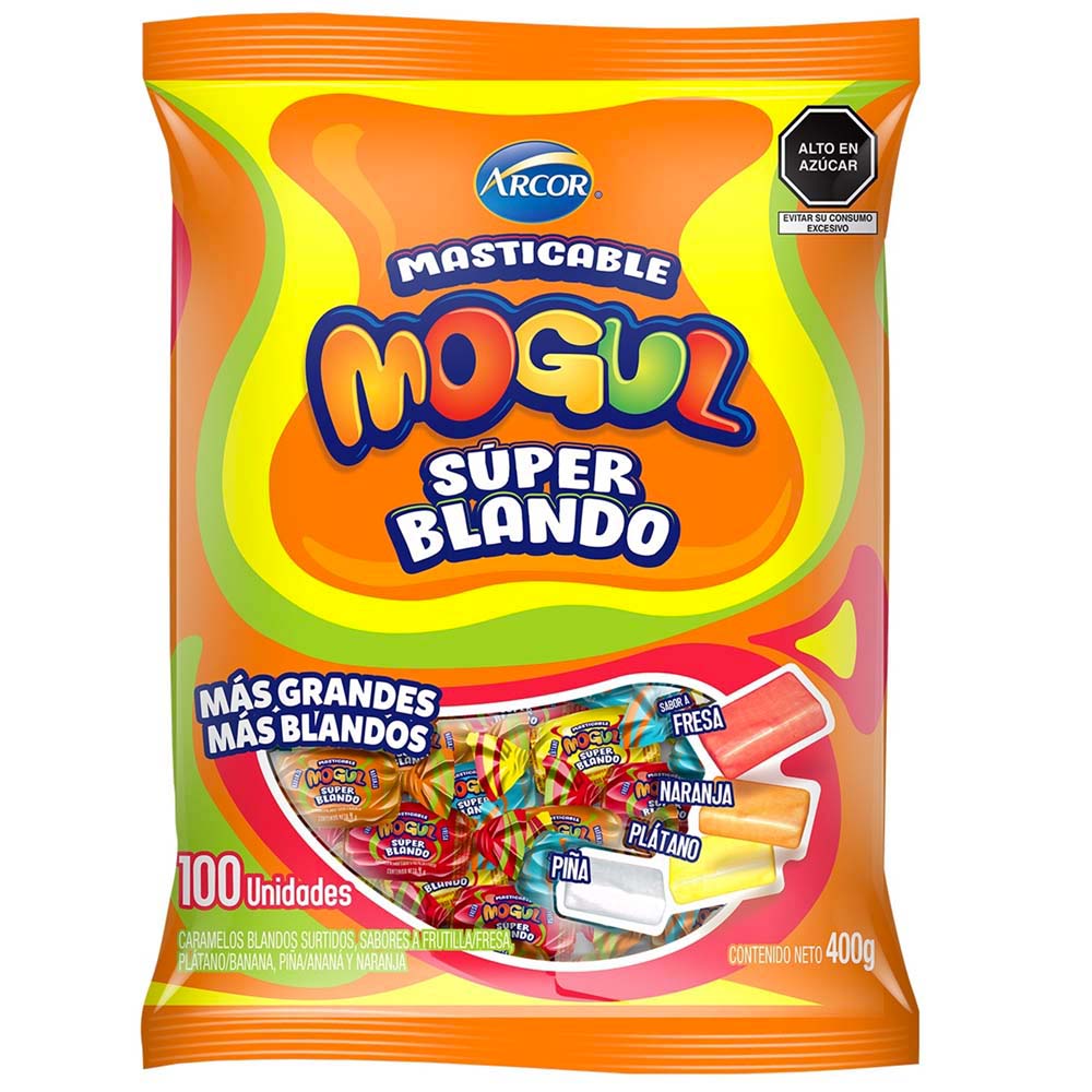 Caramelos Masticables MOGUL Super Blandos Bolsa 400g