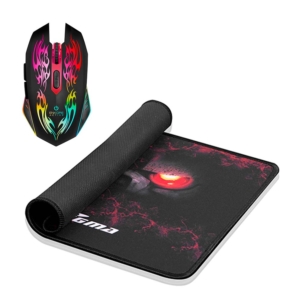 Kit gamer mouse y mouse pad By Micronics