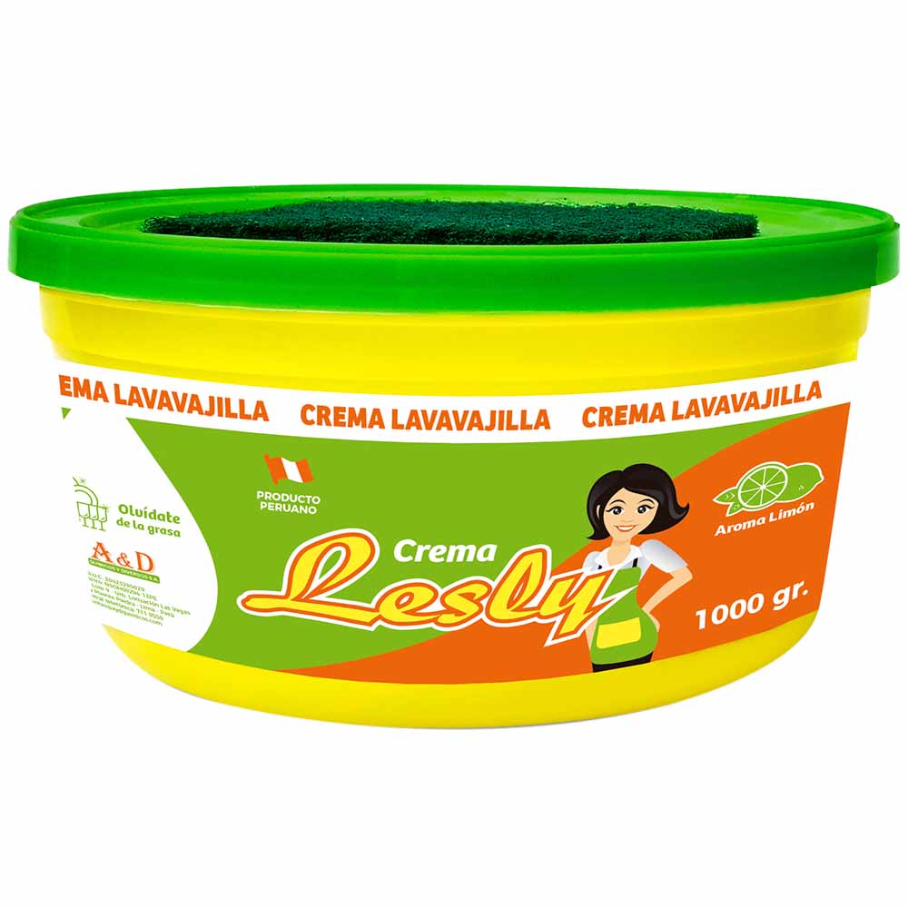 Lavavajilla LESLY Limón Pote 1Kg