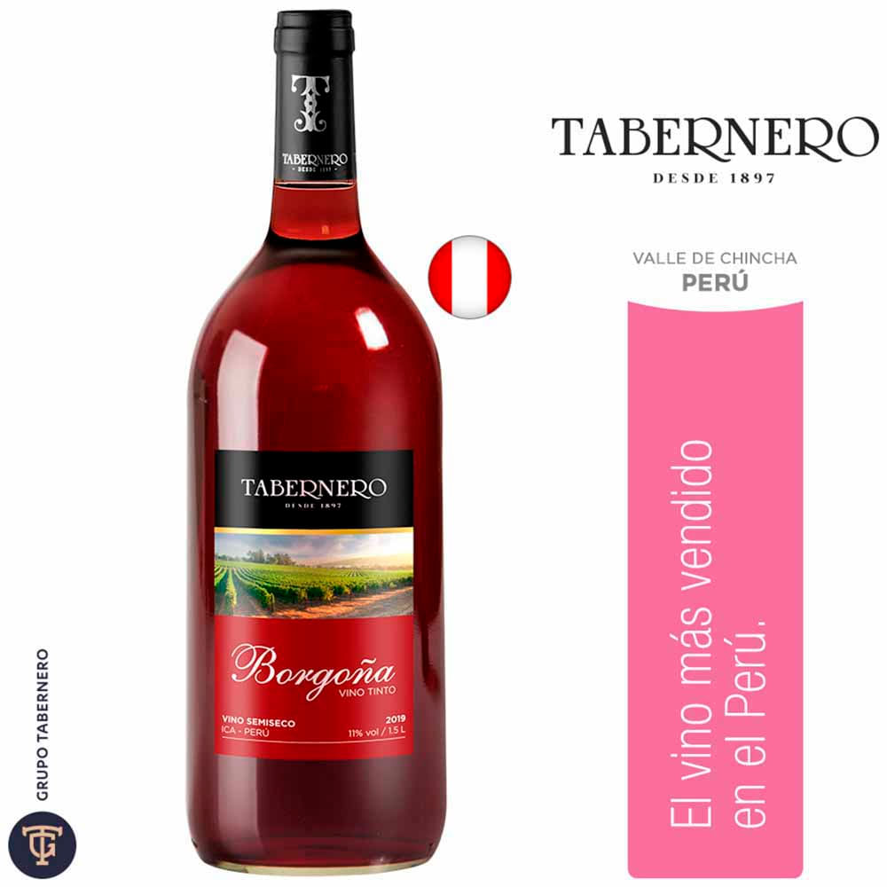 Vino Tinto TABERNERO Borgoña Botella 1.5L