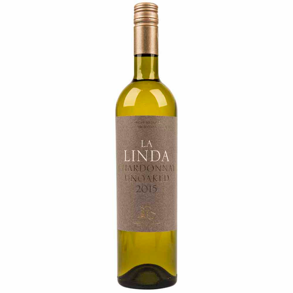 Vino Blanco LA LINDA Chardonnay Botella 750ml