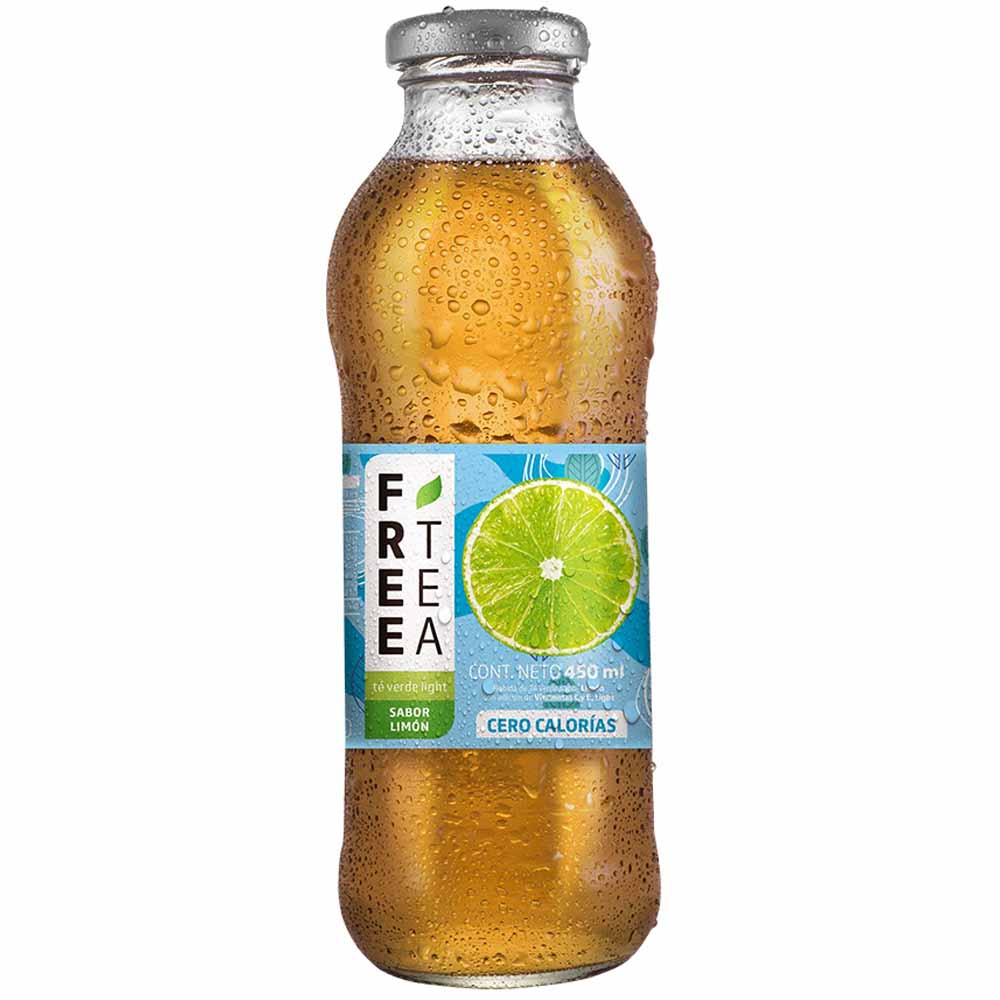 Té Verde FREE TEA Light Sabor Limón Botella 450ml