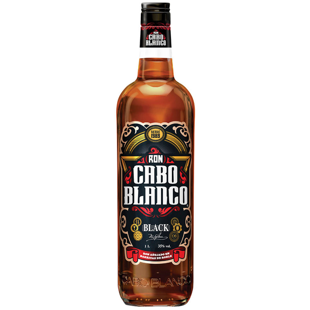 Ron CABO BLANCO Black Botella 1L