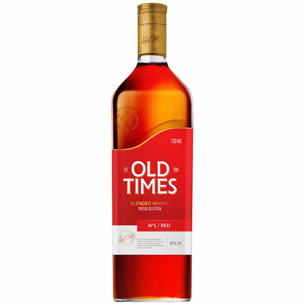 Whisky OLD TIMES Red Botella 750ml