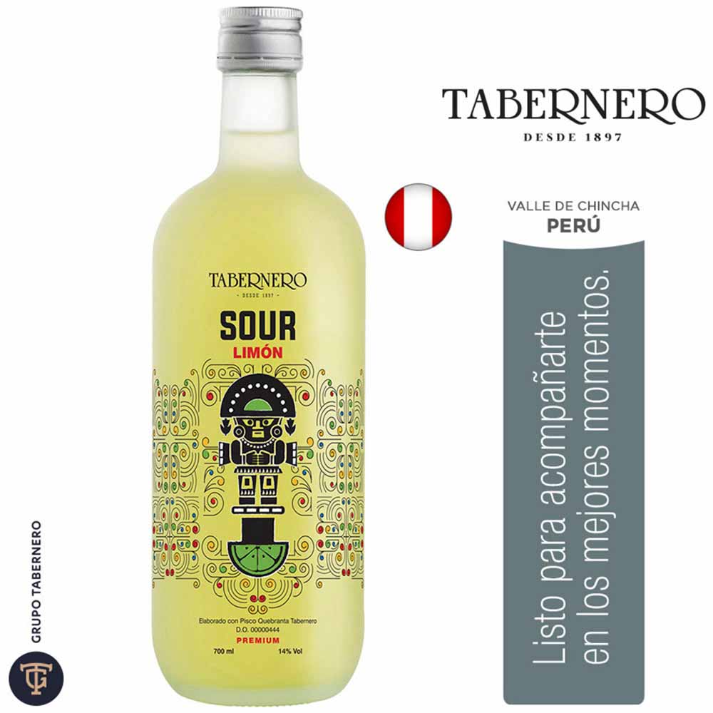 Ready To Drink (RTD) TABERNERO Sour Limón Botella 700ml