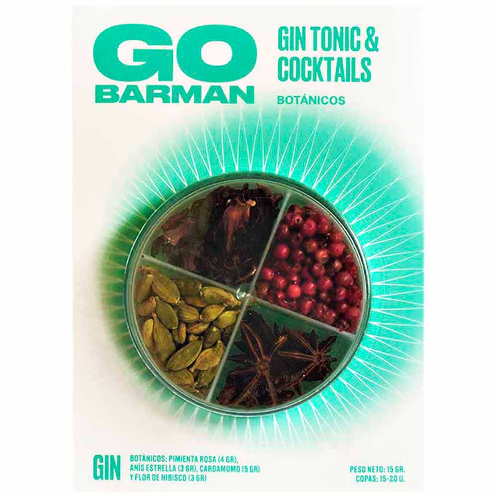 Mix Botánicos GO BARMAN Gin Tonic & Cocktails Caja 15g