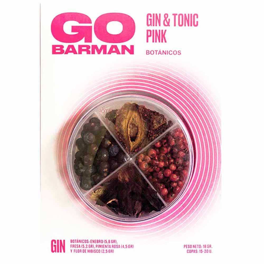 Mix Botánicos GO BARMAN Gin & Tonic Pink Caja 18g