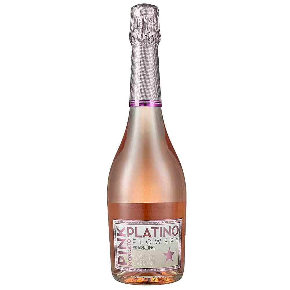 Espumante PLATINO FLOWERY Pink Moscato Botella 750ml