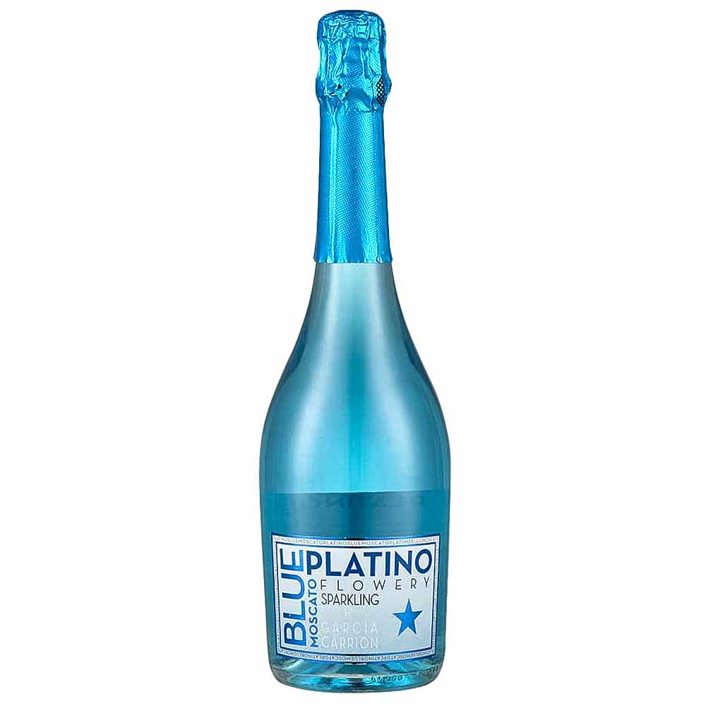 Espumante PLATINO FLOWERY Blue Moscato Botella 700ml